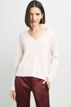 Elie Tahari V-Neck Cashmere Sweater
