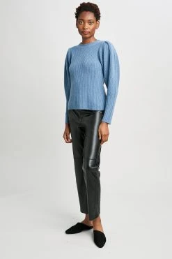 Republic Sweaters Cashmere Puff Shoulder Sweater