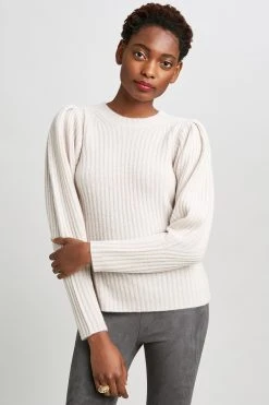 Republic Sweaters Cashmere Puff Shoulder Sweater