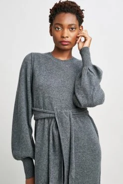 Republic Cashmere Tie Waist Midi Dress Midi Dresses 8 Republic Cashmere Tie Waist Midi Dress Midi Dresses