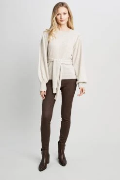 Republic Cashmere Tie Waist Sweater Sweaters