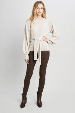 Republic Cashmere Tie Waist Sweater Sweaters