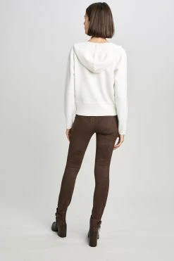 Republic Merino Wool Hooded Button Up Cardigan Sweaters