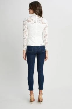 Republic Lace Twist Neck Knit Tops 9 Republic Lace Twist Neck Knit Tops