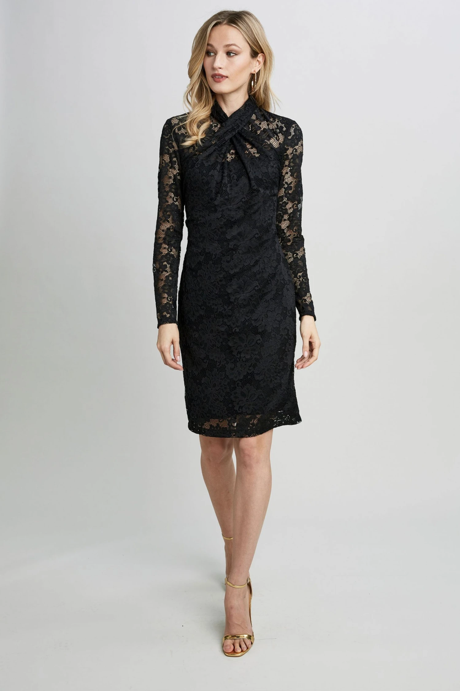 Republic Lace Twist Neck Dress 8 Republic Lace Twist Neck Dress