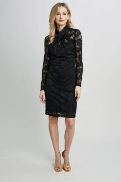 Republic Lace Twist Neck Dress 12 Republic Lace Twist Neck Dress