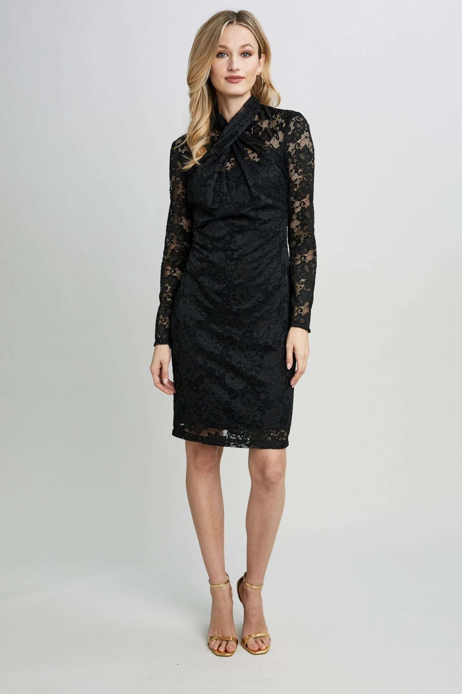 Republic Lace Twist Neck Dress 6 Republic Lace Twist Neck Dress