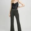 Republic Metallic Wide Leg Rib Pant Pants