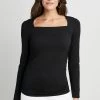 Republic Knits Square Neck Ruched Knit 2 Republic Knits Square Neck Ruched Knit