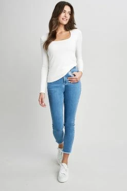 Republic Square Neck Ribbed Knit Knits