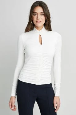 Republic Knits Keyhole Ruched Knit