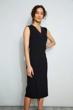 Republic Little Black Dress Wrap Knit Midi Dress 11 Republic Little Black Dress Wrap Knit Midi Dress