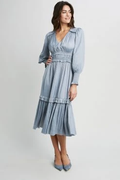 Republic Dresses & Jumpsuits Flare Dress With Smocking Detail