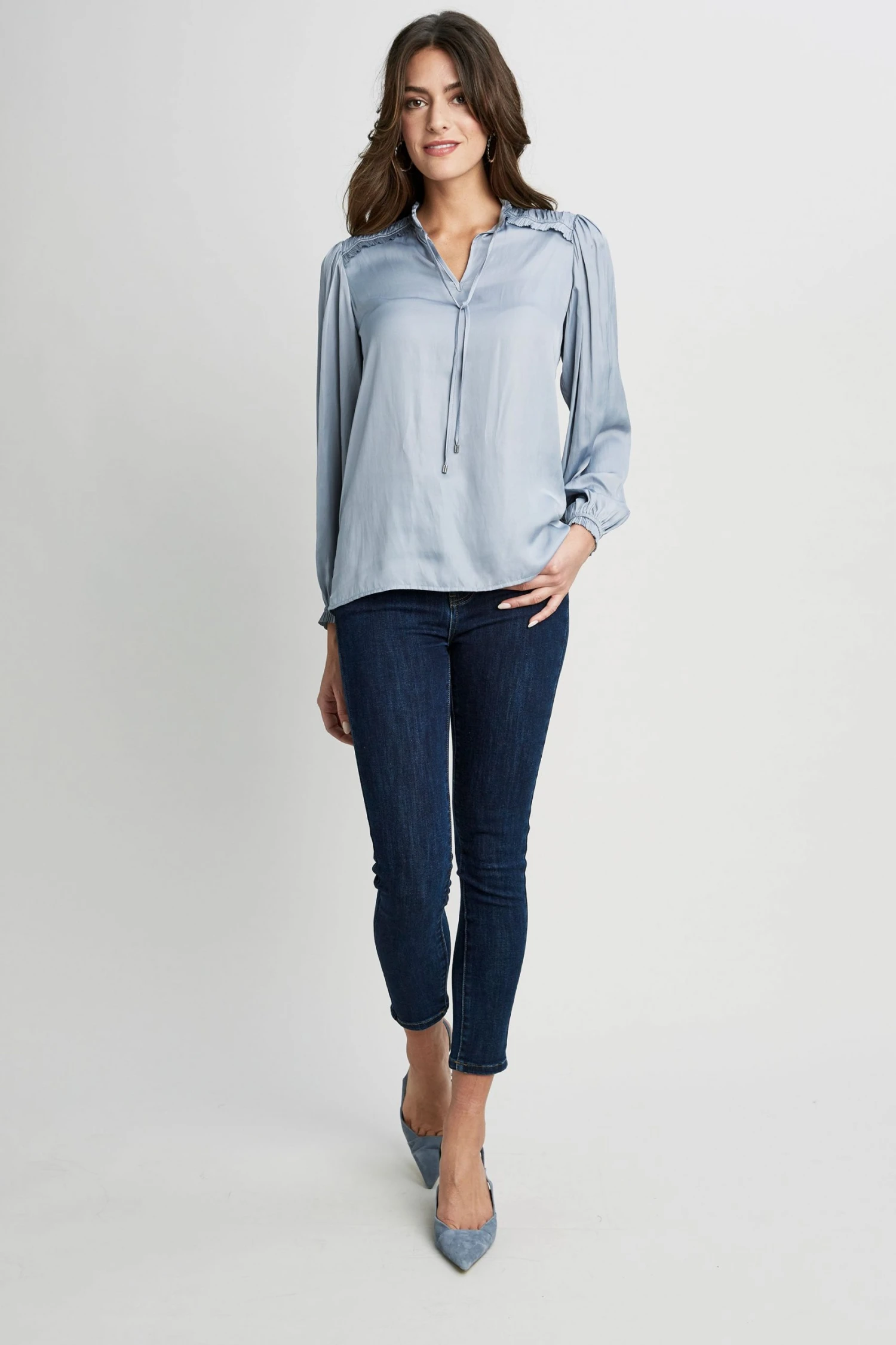 Republic Pleated Ruffle Top 4 Republic Pleated Ruffle Top