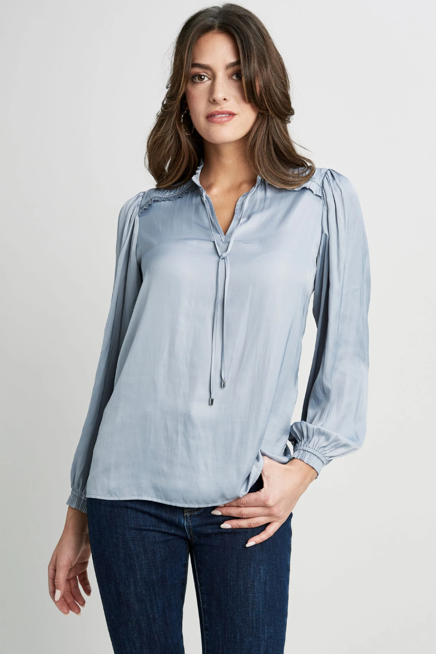 Republic Pleated Ruffle Top 3 Republic Pleated Ruffle Top