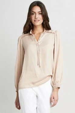 Republic Pleated Ruffle Top Tops