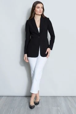 Elie Tahari Madison Single Button Blazer Jackets & Blazers