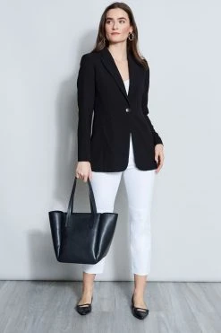 Elie Tahari Madison Single Button Blazer Jackets & Blazers