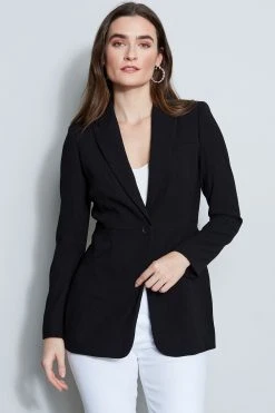 Elie Tahari Madison Single Button Blazer Jackets & Blazers