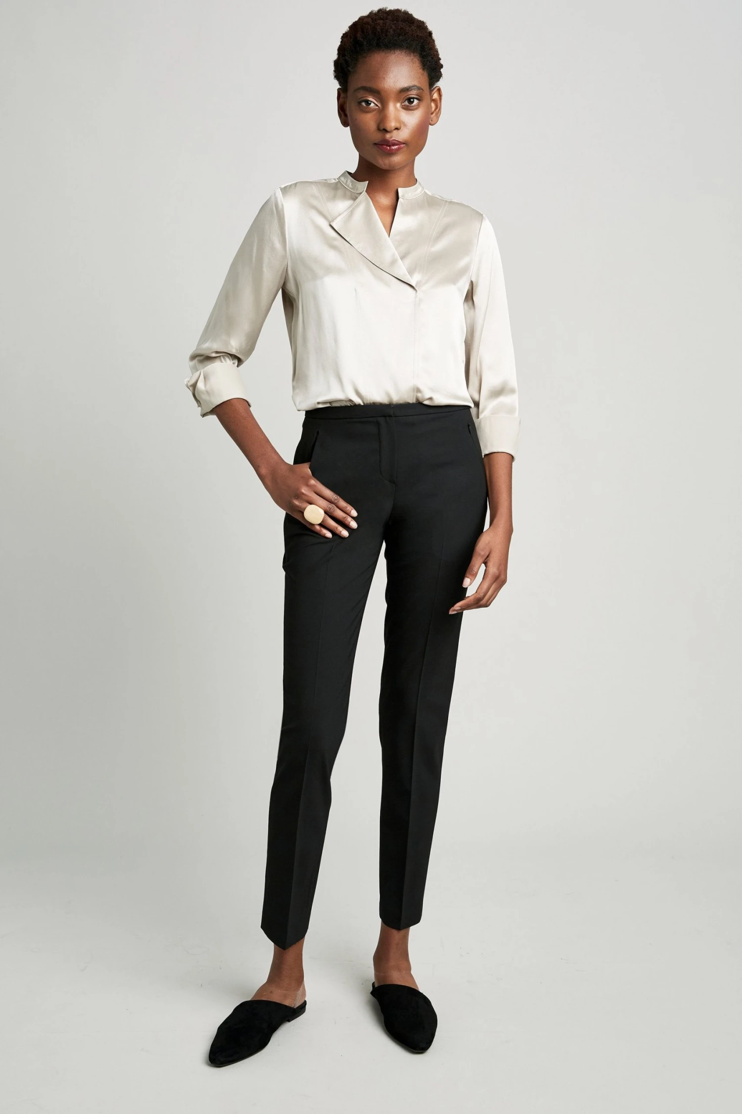 Elie Tahari Jillian Straight-Leg Pant Pants 3 Elie Tahari Jillian Straight-Leg Pant Pants