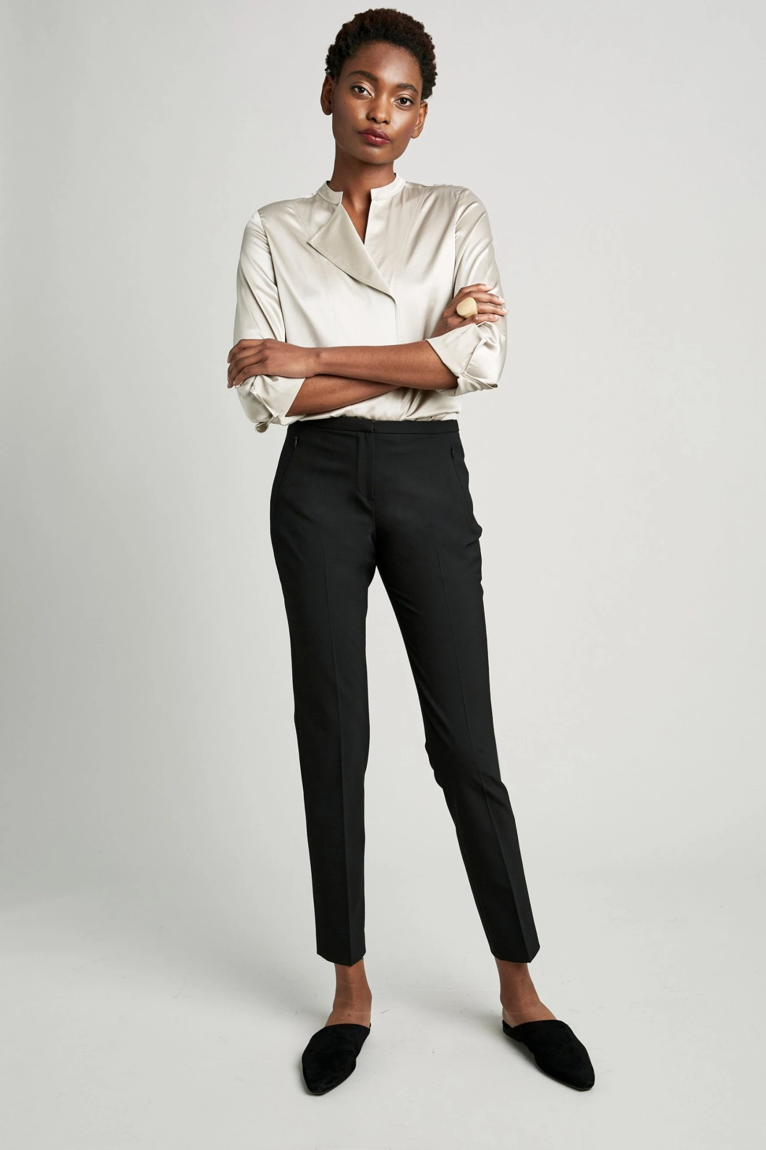 Elie Tahari Jillian Straight-Leg Pant Pants 4 Elie Tahari Jillian Straight-Leg Pant Pants