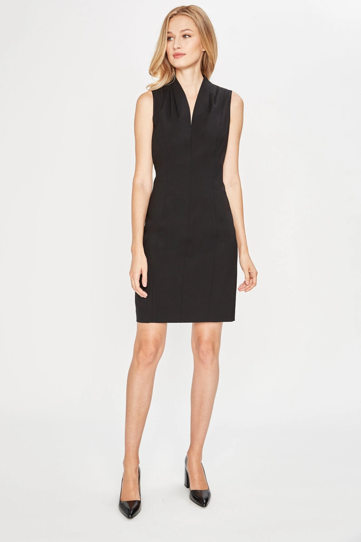 EU89T62U_AMABELDRESS_BLACK_1HERO_020.jpg Elie Tahari Amabel Dress Dresses & Jumpsuits