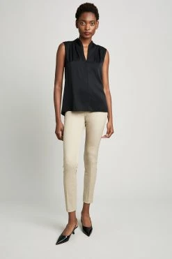 Elie Tahari Juliette Long Skinny Stretch-Twill Pant Pants 23 Elie Tahari Juliette Long Skinny Stretch-Twill Pant Pants