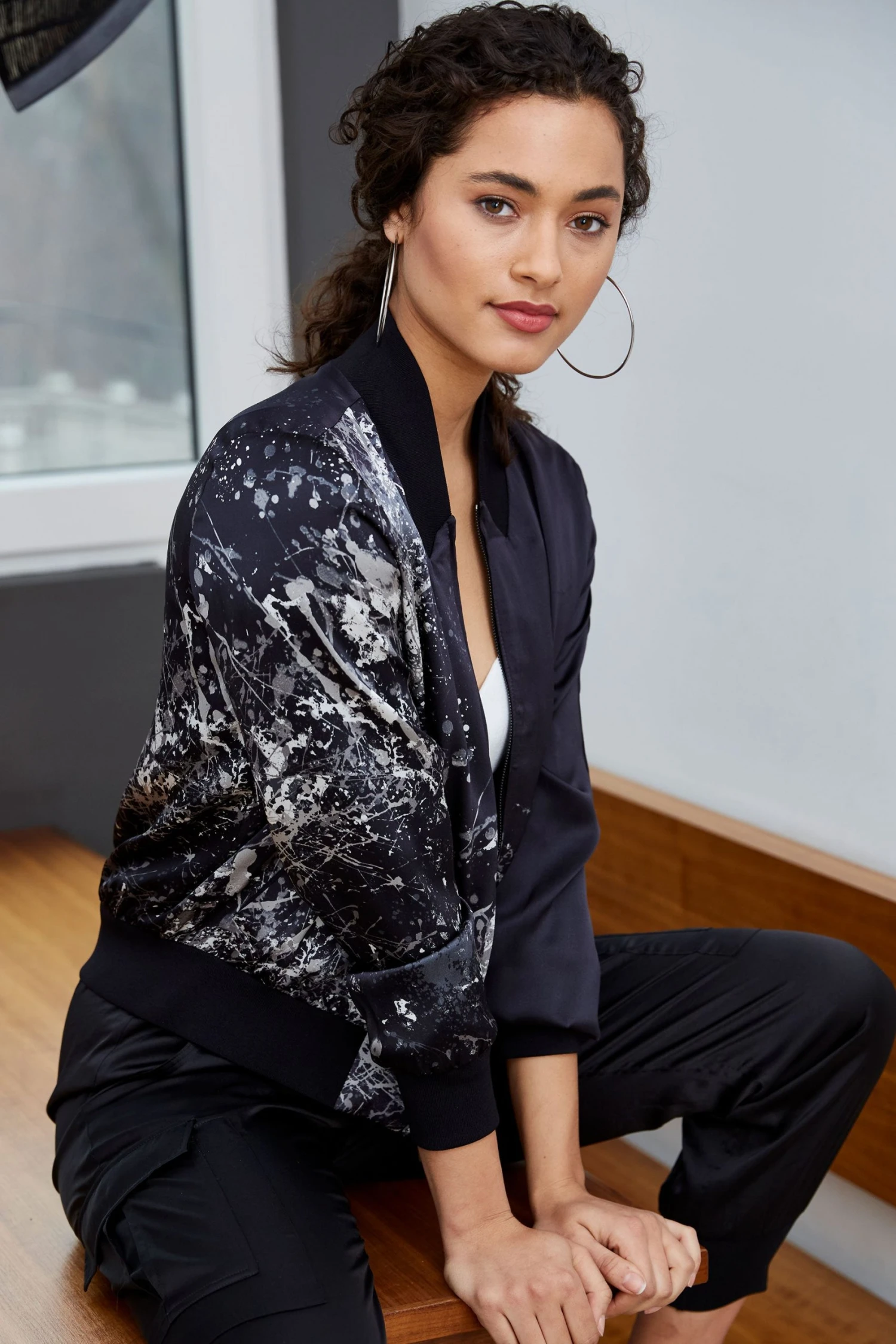 Elie Tahari Jackets & Blazers Silk Galaxy Jacket 4 Elie Tahari Jackets & Blazers Silk Galaxy Jacket