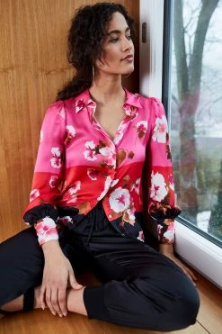 Elie Tahari Ombre Primrose Shirt Tops