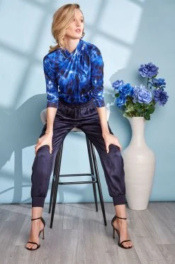 Elie Tahari Knits Shibori Twist Knit