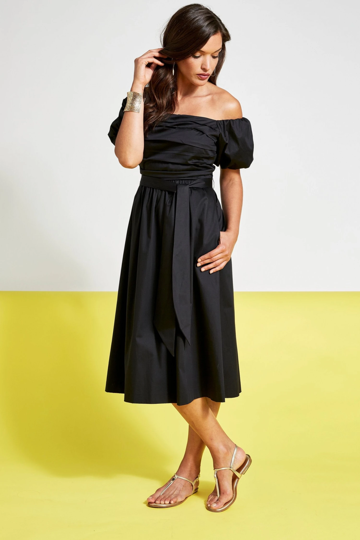 Elie Tahari Topaz Off Shoulder Midi Dress Dresses & Jumpsuits 9 Elie Tahari Topaz Off Shoulder Midi Dress Dresses & Jumpsuits