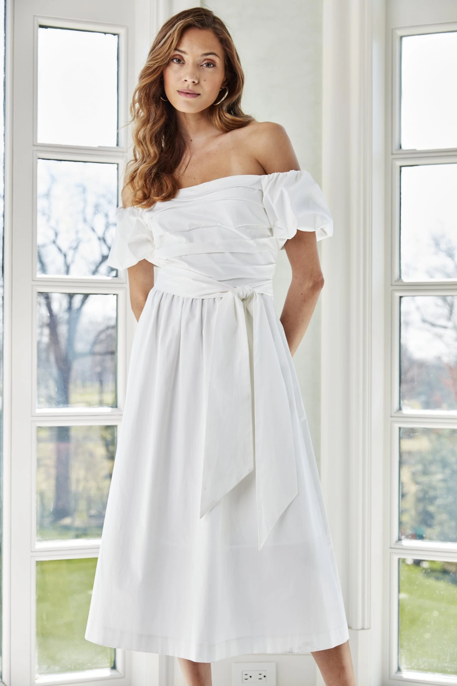 Elie Tahari Dresses & Jumpsuits Topaz Off Shoulder Midi Dress 8 Elie Tahari Dresses & Jumpsuits Topaz Off Shoulder Midi Dress