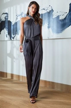 Elie Tahari Pants Wide Leg Satin Pant 13 Elie Tahari Pants Wide Leg Satin Pant