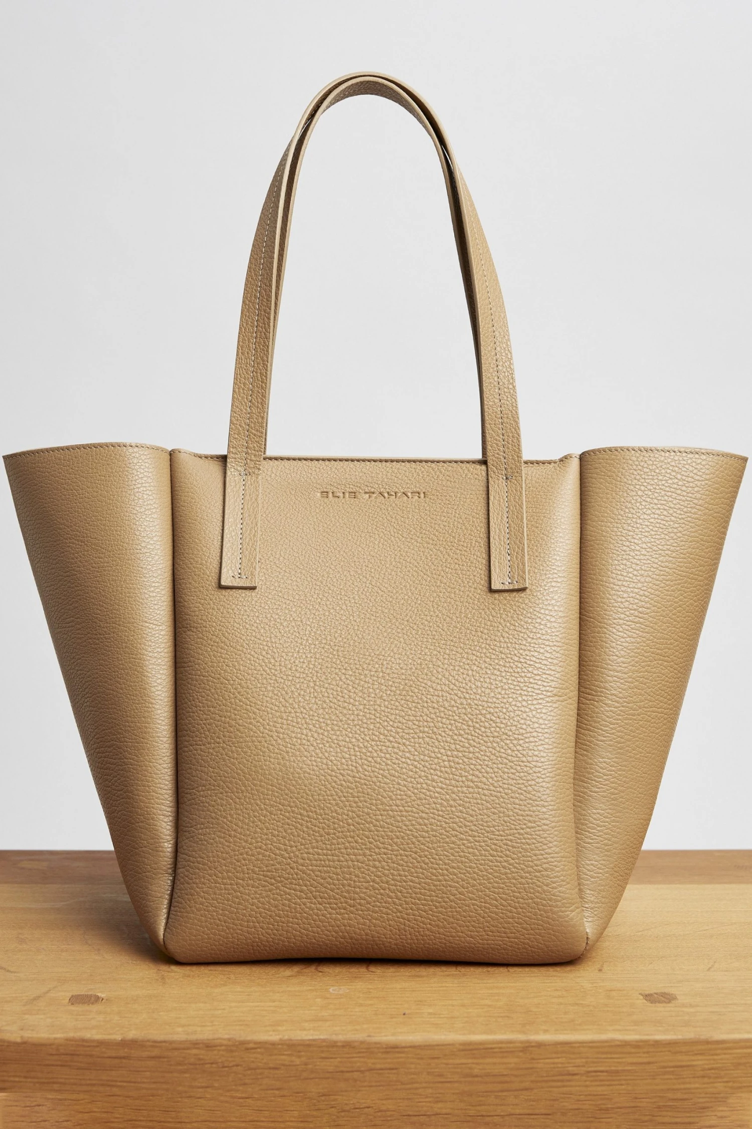 Elie Tahari Leather Shopper Tote Bag Handbags 4 Elie Tahari Leather Shopper Tote Bag Handbags